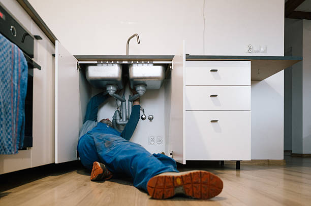 Professional Drain Cleaning technician working in Dobson, NC